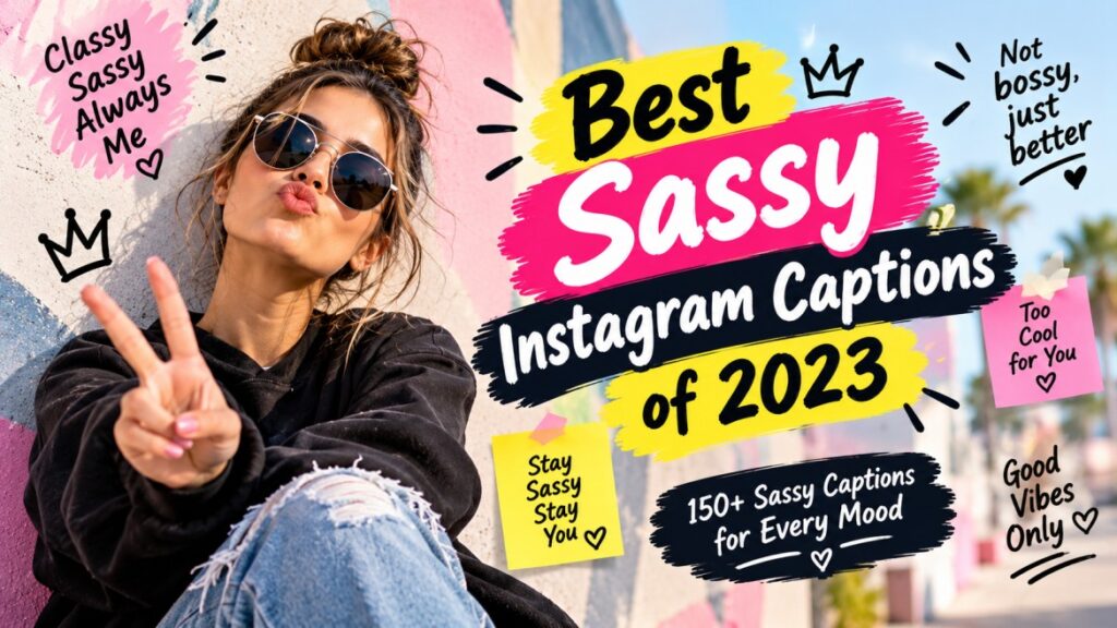 150+ Best Sassy Instagram Captions of 2023