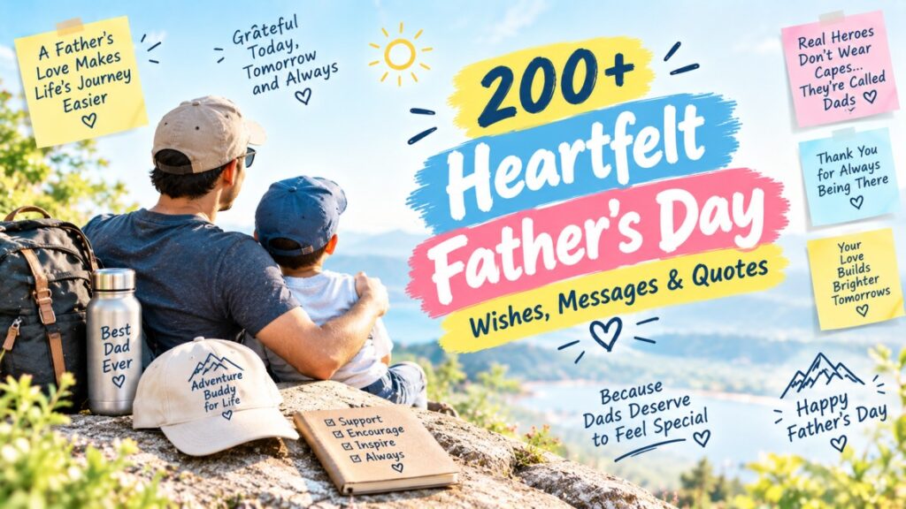 200+ Heartfelt Fathers Day Wishes, Messages & Quotes